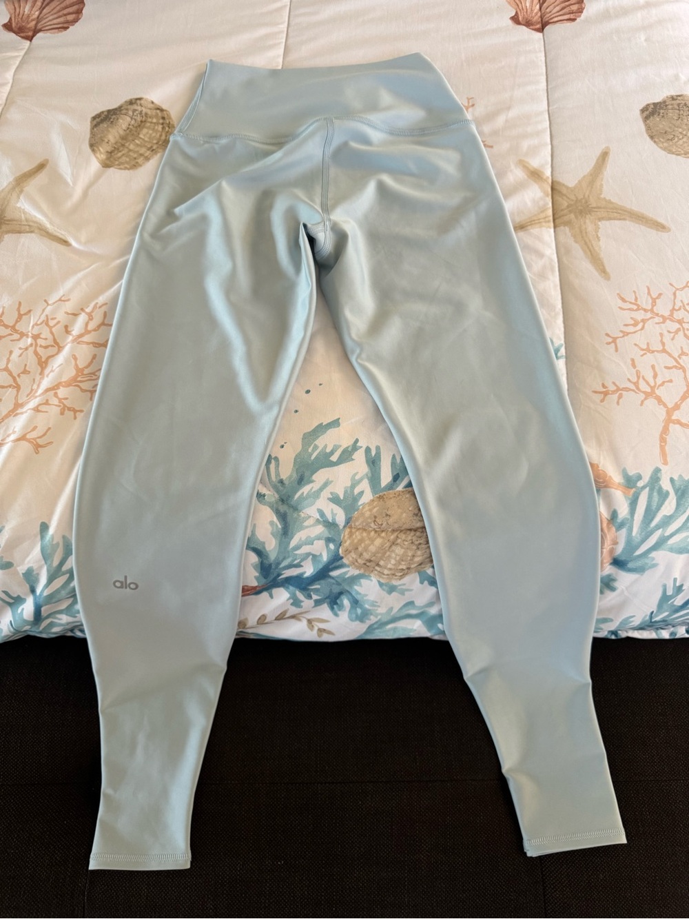 ALO Yoga Light Gray Seamless Leggings